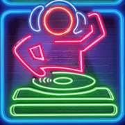 Das DJ-Symbol auf der Tanzparty